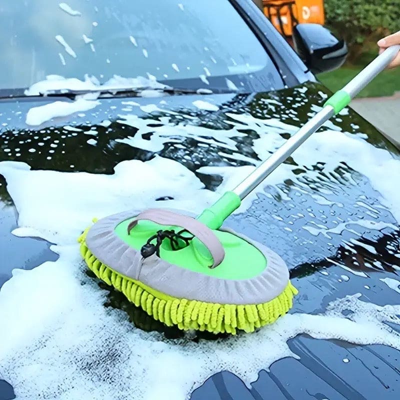 Microfiber Car Wash Brush, Mitt Sponge With Long Handle, Telescopic Cleaning Mop,  Adjustable Super Absorbent Washing Mop, 2 In 1 Wash Dust Cleaning Mop, Multifunctional Home Automobile Dust Removal Mop Microfiber Car Wash Brush, Mitt Sponge With Long Handle, Telescopic Cleaning Mop,  Adjustable Super Absorbent Washing Mop, 2 In 1 Wash Dust Cleaning Mop, Multifunctional Home Automobile Dust Removal Mop